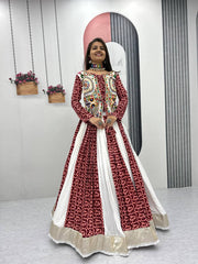 Navratri Special Pure Cotton Lehenga Choli With Stitched Blouse
