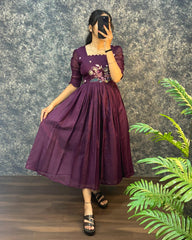 Festival Special Pure Soft Kota Doriya Gown