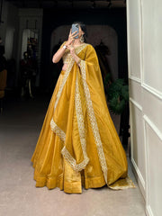 Wedding Special Goldie Colour Lehenga Choli