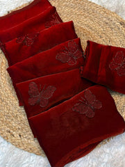 Beautiful Space Beads & Sequence Work Saree