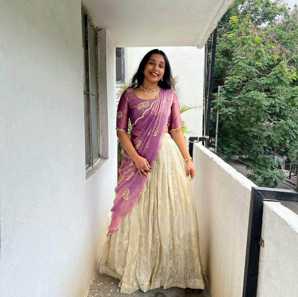 Wedding Wear Fendy Silk Thread & Sequence Work Lehenga With Stitched Blouse