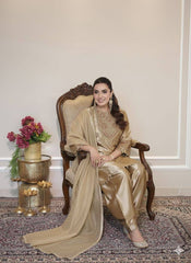 Beautiful Fendy Sequence Embroidery Work Suit