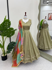 Stylish Jalpari Silk Gown