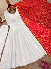 Beautiful Roman Silk Long Gown