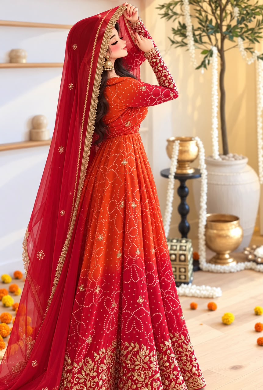 Party-wear Georgette Embroidery Sequence Work Digital Printed Work Gown