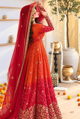 Party-wear Georgette Embroidery Sequence Work Digital Printed Work Gown