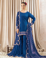 Elegant Georgette Sequence Work Salwar Suit