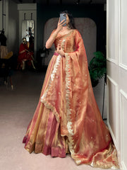 Royal Carika Silk Plain Lehenga Choli