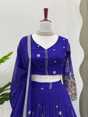 Beautiful Georgette Thread & Sequence Work Lehenga Choli