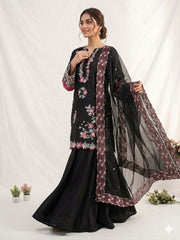 Perfect Wedding Season Special Black Sequence Embroidery Work Suit
