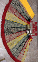 Multi Colour Georgette Sequence Work Lehenga Choli