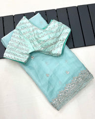 Pure Soft Zimmy Choo Sequence Work Saree