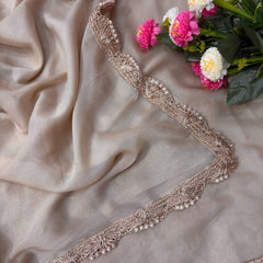 Designer Pure Star Georgette Work Saree