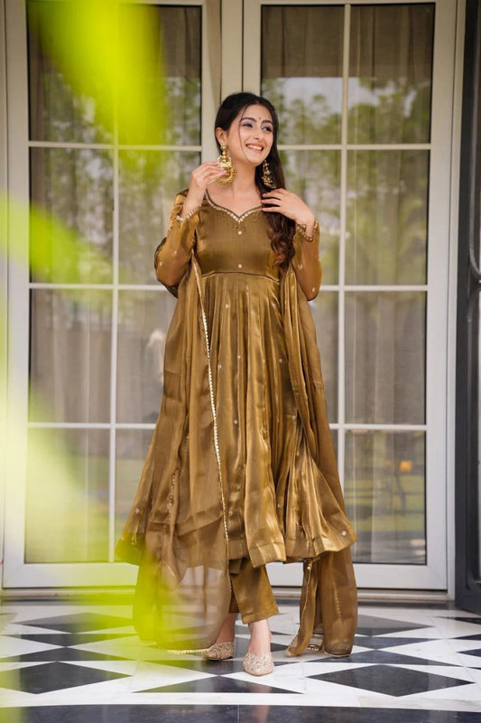 Jimmy Choo Festival Special Thread Work Gown