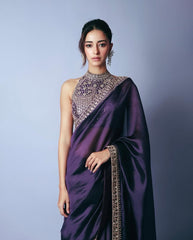Bollywood Ananya Pandey Style Jimmy Choo Thread & Sequence Work Saree
