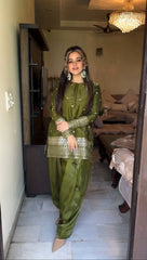 Beautiful Designer Japan Satin Silk Dress