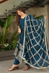 Beautiful Georgette Embroidery Sequence Work Gown