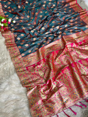 Beautiful Pashmina Kashmiri Saree