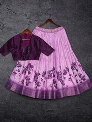 Ethnic Dola Silk Floral Printed Lehenga Choli