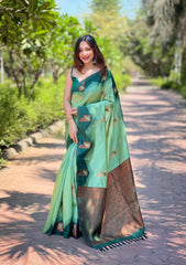Festival Specail Pure Kanjivaram Pattu Full Zari Silk Saree
