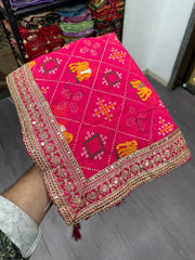 Wedding Special Beautiful Heavy Kolkata Blooming Silk Saree