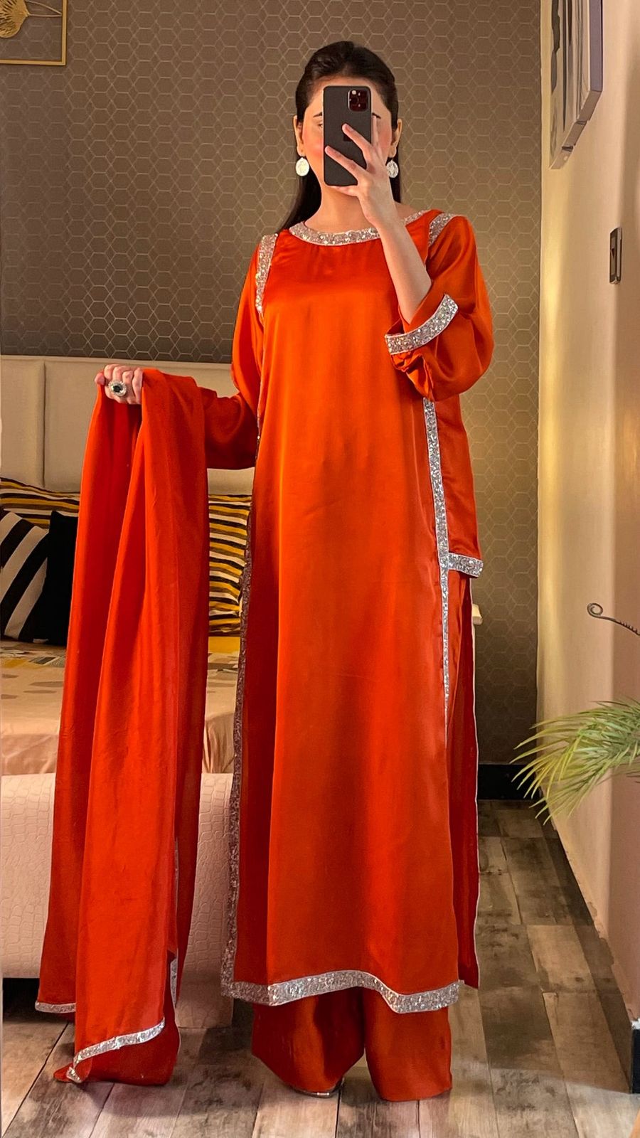 Eid Special Natural Crepe Breats Work Lace Border Suit