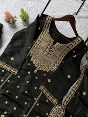 Trending Jimmy Choo Coding Sequence Embroidery Work Suit