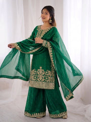 Festive Special Jimmy Silk Embroidery Coding Sequence Work Designer Suit