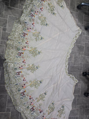Beautiful Georgette Embroidery Sequins Work Lehenga Choli