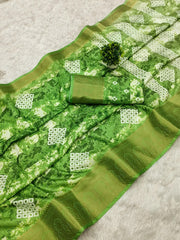 Beautiful Soft Dola Silk Digital Printed Saree
