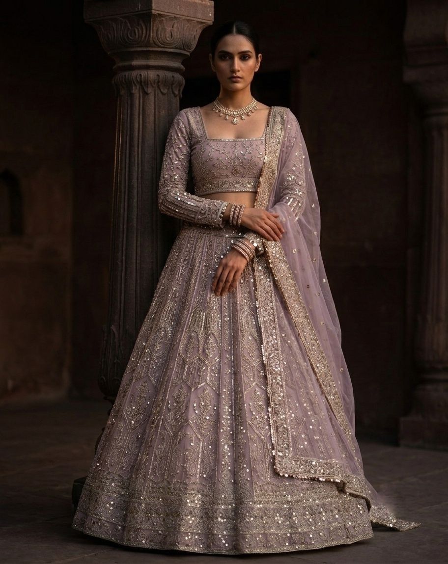 Beautiful Soft Net Coding Sequence Work Lehenga Choli