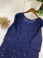 Beautiful Rayon Sequence & Embroidery Work Salwar Suit