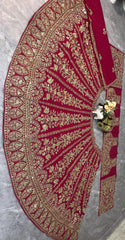 Attritive Embroidery Real mirror Work Lehenga Choli