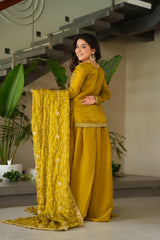 Beautiful Designer Fendy With Rich Beads Embroidered Work Dress