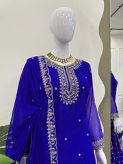 Party-wear Georgette Thread With Sequence Work Sharara