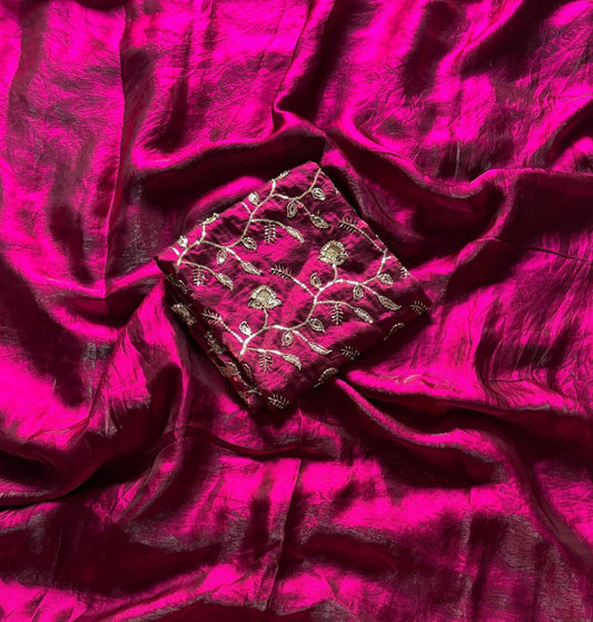 Party-wear Space Silk Designer Saree