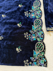 Beautiful Viscose velvet Thread & Sequence Work Salwar Suit