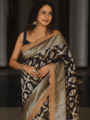 Beautiful Nita Ambani Inspired Banarsi Katan Silk Saree