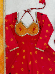 Trendy Stylish Georgette Digital Print With Real Mirror Work Gown