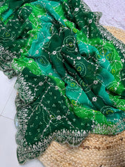 Elevate Your Style With Our Stunning Georgette Bandej Saree