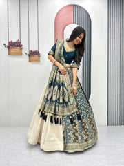 Wedding Special Pure Simmer Silk Lehenga Saree