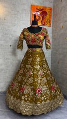 Jimmy Choo Trending Embroidery Sequence Work Lehenga Choli