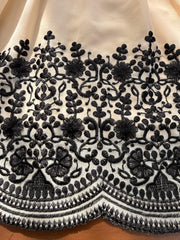 Beautiful Georgette Embroidery Thread Detailing Dress