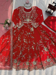 Beautiful Georgette Thread With Sequence Work Gown