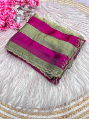 Beautiful Space Soft Silk Jarkhan Work Saree