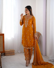 Party-wear Georgette Thread Work Salwar Suit