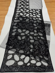 Black Bollywood Blockbuster Sequins Designer Saree