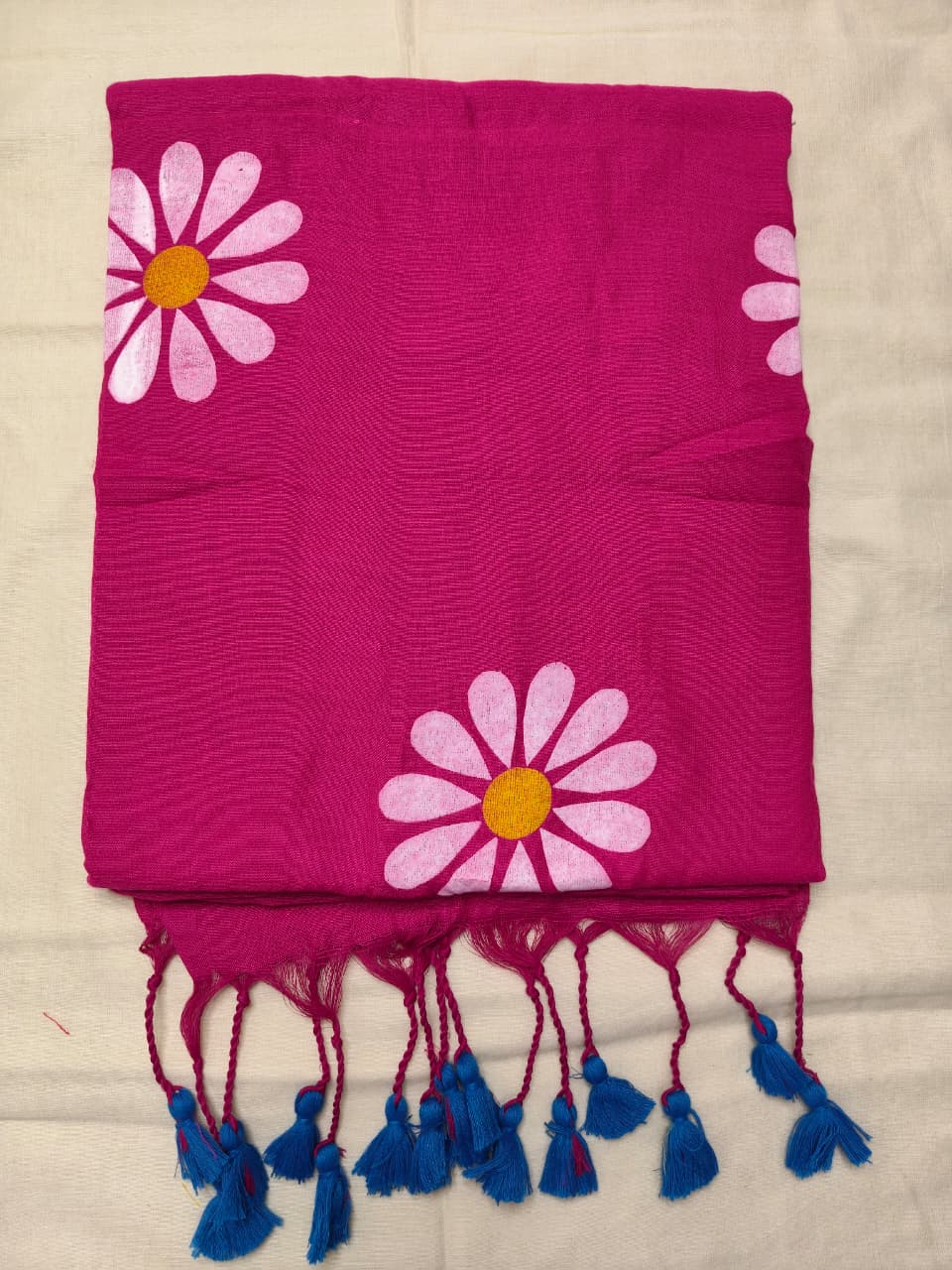Beautiful Khadi Cotton Handlooms Printed Saree