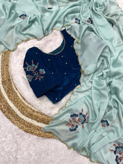 Trending Super Hit Soft Two Tone Rangoli Silk Saree