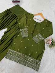 Beautiful Designer Japan Satin Silk Dress